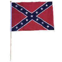 12"x18" Stick Flag [Rebel Flag]